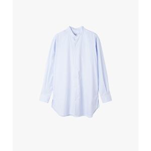 シャツ メンズ スタンドカラー チュニック メンズ