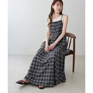 ワンピース シャーリングキャミワンピース