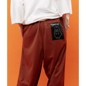 パンツ 362128：ポポラ柄裏地つき 薄手ジャージパンツ メンズ レディース