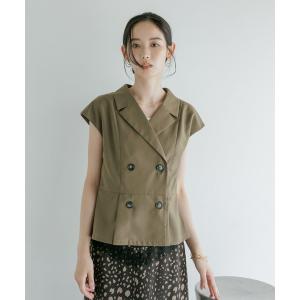 ブラウス シャツ トレンチジレ風ブラウス/1054070 レディース