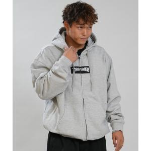パーカー 「ムラサキスポーツ限定」THRASHER/スラッシャー ジップアップ パーカー 264TH1PK101 メンズ レディース