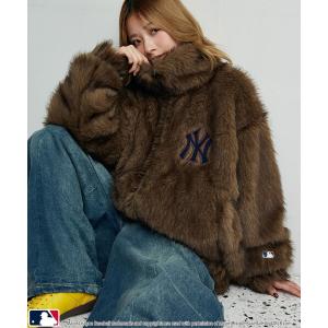 コート ジャケット PUBLUX/パブリュクス 別注 MLB フェイクファージャケット　限定展開 メンズ レディース