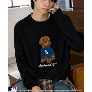 セーター ニット PUBLUX/パブリュクス 別注 MLB アニマル ニット　限定展開 メンズ レディース