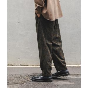 パンツ ワイドテーパードコールパンツ メンズ