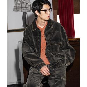 ブルゾン アウター ケミカルコーデュロイジャケット メンズ