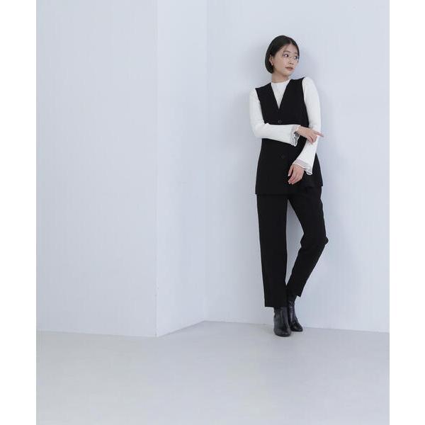 「NATURAL BEAUTY BASIC」 スラックス MEDIUM ブラック レディース