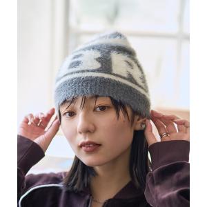 ニット帽 ニットキャップ レディース UMBRO × FREAK'S STORE/アンブロ 別注 モヘア ロゴビーニー/ニット帽 レディース