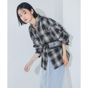 ブラウス シャツ 「多機能ウェア」オンブレチェックシャツ / 1047189 レディース