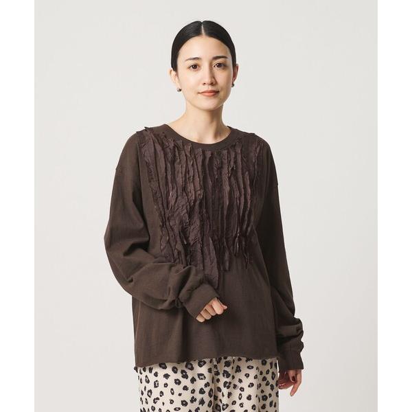 tシャツ 「WEB限定」「dahl’ia」リメイク ロングスリーブ カットソー レディース