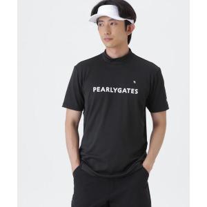 tシャツ 「PEARLY GATES」「一部店舗＆公式オンライン限定」 PG is PG フルダルエコロジスタベア鹿の子半袖ハイネックカットソー メンズ