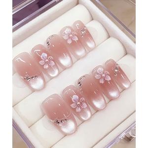 ネイルチップ ネイルシール ネイルチップ 花 か...の商品画像