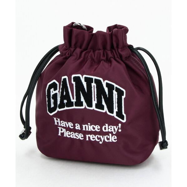 Ganni Ganni Pouch Nylon Logo ショルダーバッグ
