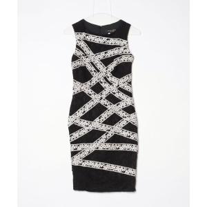 「Tadashi Shoji  」 ノースリーブワンピース - ブラック レディース