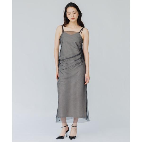 ワンピース tulle drape cami onepiece（チュールドレープキャミワンピース）