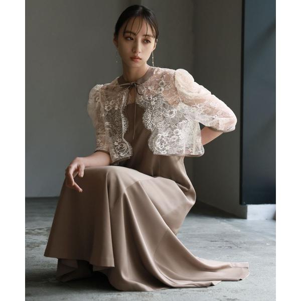 「GIRL」 コンビワンピース L ベージュ レディース