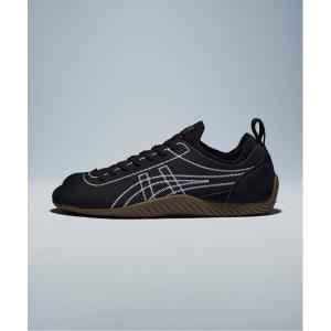 「Onitsuka Tiger」 ローカットスニーカー 23.5 ブラック×ホワイト レディース