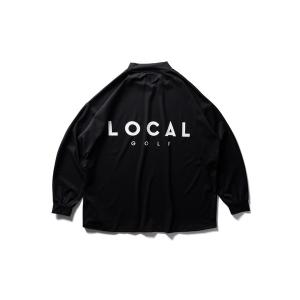 「Local GOLF」 長袖Tシャツ MEDIUM ブラック メンズ