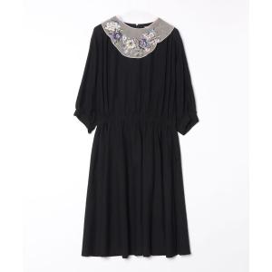 「haupia」 長袖ワンピース MEDIUM ブラック レディース