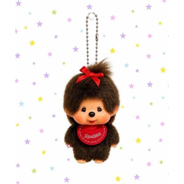 キーホルダー 「nini toys」「モンチッチ」顔でかモンチッチ/ぬいぐるみキーホルダー/SSサイ...