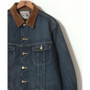 デニムジャケット gジャン Lee/リー DENIM STORM RIDER JACKET 101-LJ/裏ブランケット 襟コーデュロイ デニムストームライダージャケット/レディース メンズ