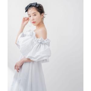 「qumerry.」 半袖ワンピース MEDIUM ホワイト レディース