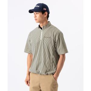 ベスト ジレ ORANGE LABEL / ドットエア（Ｒ）ハーフジップ 半袖プルオーバー メンズ