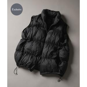 ダウンベスト ベスト 「別注」TAION×SENSE OF PLACE　ダウンオーバーベスト メンズ