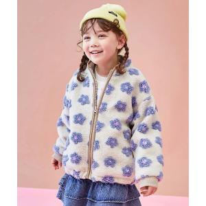 ブルゾン アウター ボア えらべる総柄デザイン 洗える ボアブルゾン キッズ 子供服 男の子 女の子