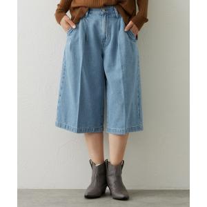 ハーフパンツ ジーンズ デニム デニムパンツ 短パン EDWIN LADIES ライトオンス バミューダジョーツ/ハーフパンツ レディース
