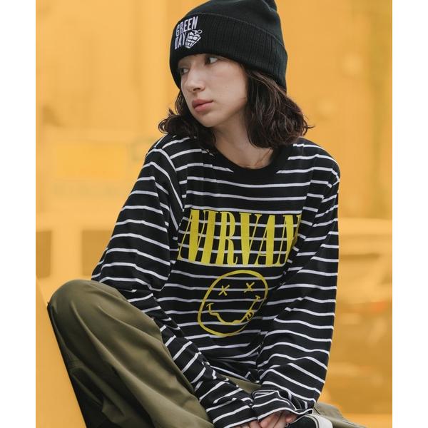 tシャツ NIRVANA / ニルヴァーナ ”Classic Happy Face” Black ＆...