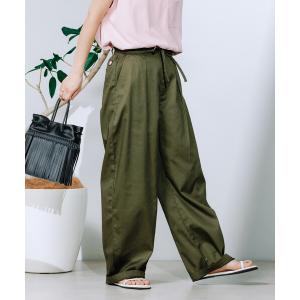 ワイドパンツ パンツ RED KAP × FREAK'S STORE/レッドキャップ 別注 紐付きイージーパンツ レディース