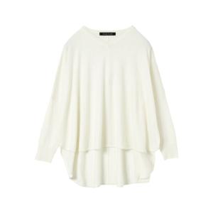 ニット セーター mizuiro ind Vネックコクーンプルオーバー レディース