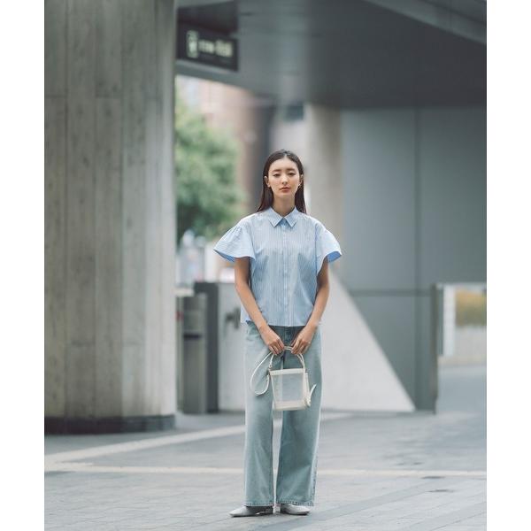 「NATURAL BEAUTY BASIC」 デニムパンツ SMALL ブルー系その他2 レディース