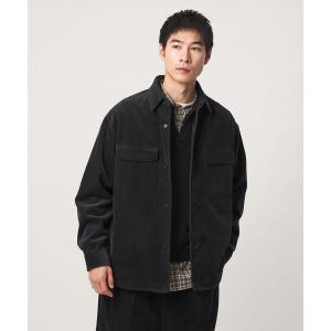 シャツ FINE BASIC スビン コーデュロイ CPO 長袖 シャツ メンズ