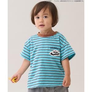 tシャツ 「TOMICA/接触冷感」マルチボーダー半袖Tシャツ キッズ 子供服 男の子
