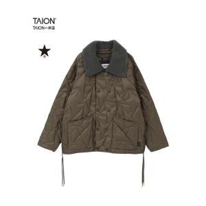 ブルゾン アウター 「TAION」MILITARY STAR BOA COLLAR DOWN BOULSON レディース メンズ