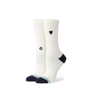 靴下 「STANCE/スタンス」レディースハートモチーフクルーソックス / おしゃれなギフトに最適！ /  HEART CREW レディース