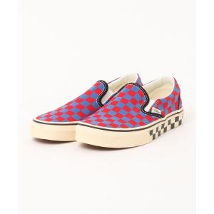 vans スニーカー VANS ヴァンズ CLASSIC SLIP-ON スリッポン VN000DAHRDB CHK RED/BLUE メンズ