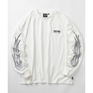 tシャツ 「70」「THRASHER/スラッシャー」アソート グラフィック ロングスリーブ Tシャツ/マークゴンザレス/ファイヤーパターン/クルーネック/スケーター