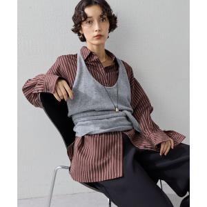 ブラウス シャツ ストライプシャツ レディース