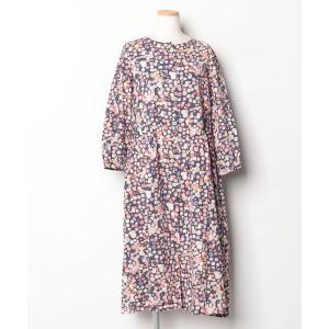 「haupia」 長袖ワンピース MEDIUM ネイビー レディース