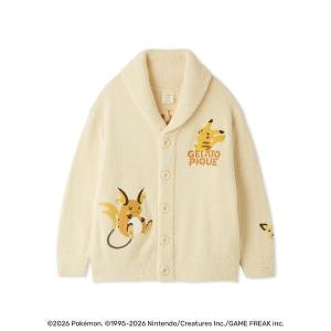 ジェラートピケ パジャマ ルームウェア 「ポケモン」「ユニセックス」ベビモコジャガードショールカーディガン レディース メンズ