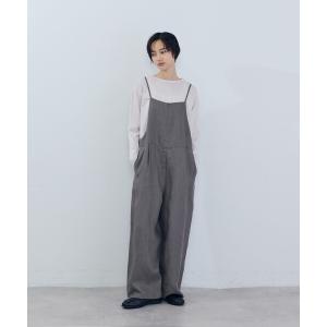 サロペット オーバーオール リネンサロペット レディース