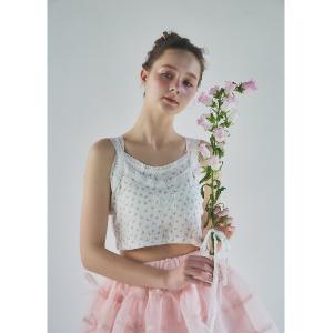 タンクトップ ノースリーブ レイヤードレースタンクトップ レディース