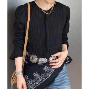 ブラウス シャツ 「ARCHIVE STANCE/アーカイブスタンス」pintuck blouse レディース