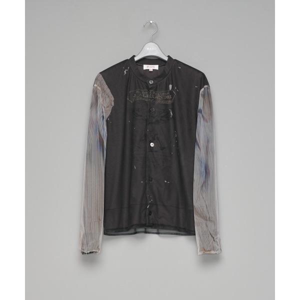 カーディガン 「M A S U」ANGEL DIAGRAM LAYERED CARDIGAN メンズ