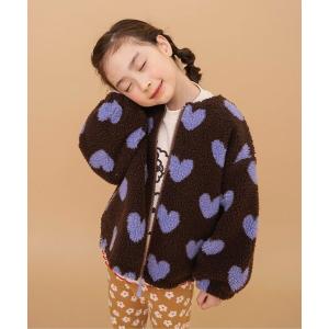 ブルゾン アウター ボア ジャガードボアジャケット キッズ 子供服 男の子 女の子