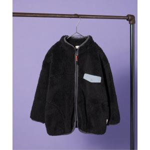 もこもこ ブルゾン アウター フリース 厚手 ファーフリースジャケット キッズ 子供服 男の子 女の子