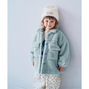 ブルゾン アウター ふわもこフラップポケットテディボアコート キッズ 子供服 男の子 女の子