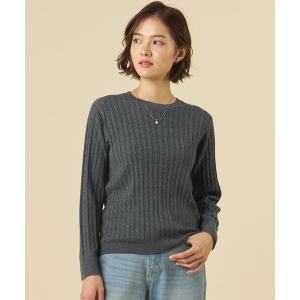 ニット セーター 「人気定番アイテム」KNIT BASIC クルーネック ニット レディース